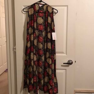 Lularoe Floral Joy Vest 3/$15